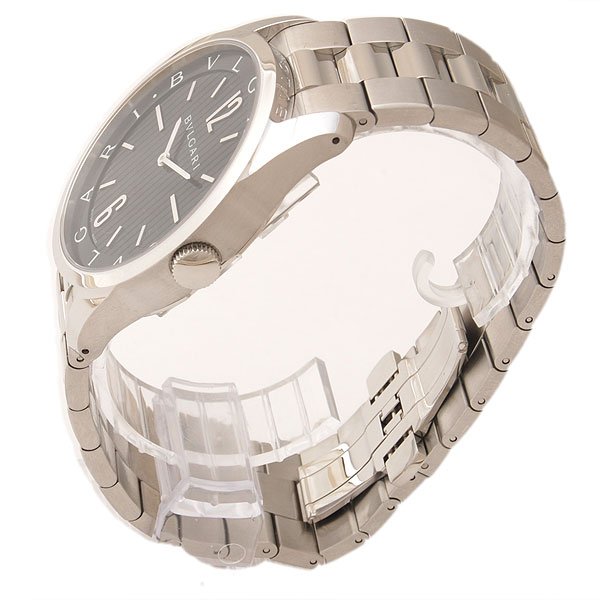 【楽天市場】ブルガリ ソロテンポ BVLGARI ブラック ST42BSS メンズ腕時計 時計：腕時計本舗