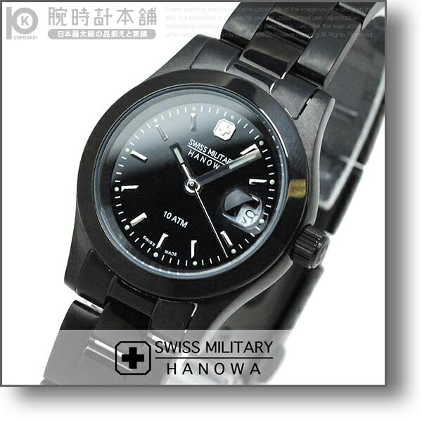 スイスミリタリー SWISS MILITARY エレガント ブラック ELEGANT BLACK ML-133 レディース 腕時計 ミリタリー #4419【人気商品】