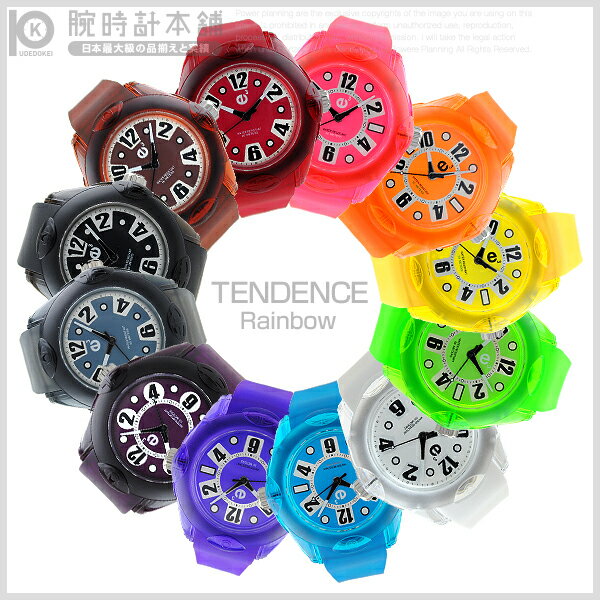 【限定セール大特価！】テンデンス[TENDENCE] レインボ−[Rainbow 52mm] ユニセックス / メンズ レディース 兼用腕時計 テンデンス時計 TENDENCE腕時計 #74069【Aug08P3】
