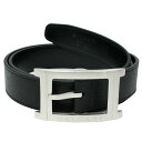 【お買い物マラソン】ブルガリ BVLGARI ベルト ベルト 23379 BLACK ブラック #74587