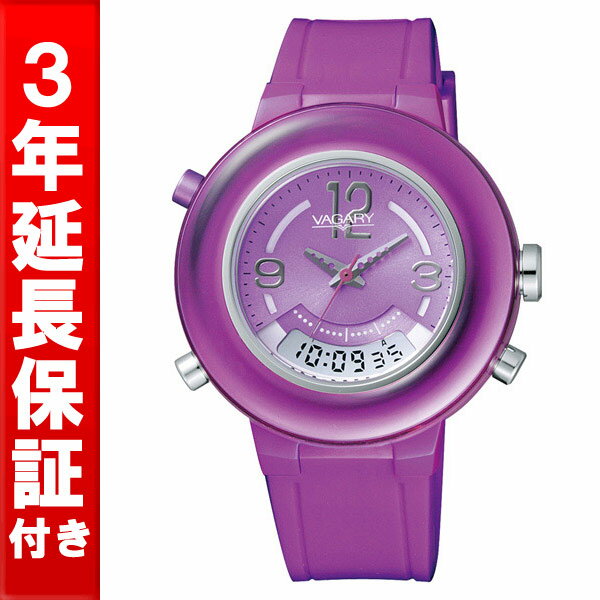 【3年保証】バガリー VAGARY パープル VP0-095-90 レディース ウォッチ 腕時計 #79697