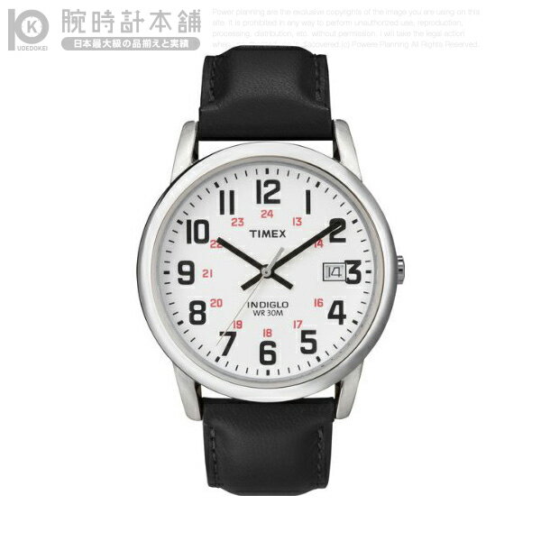 タイメックス TIMEX イージーリーダー ブラックレザー T2N524 メンズ ウォッチ 腕時計 #91334