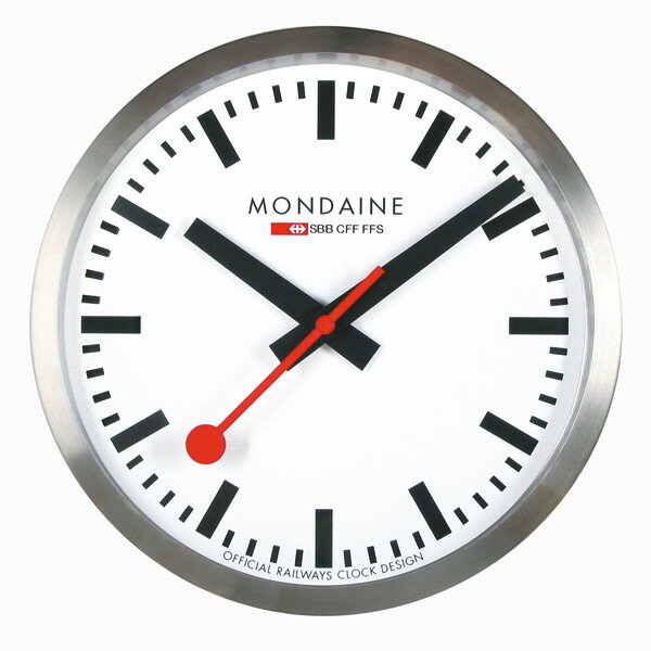 モンディーン MONDAINE スイス製 A995.CLOCK.16SBB クロック 掛時計 #92093【20％オフ】【送料無料】