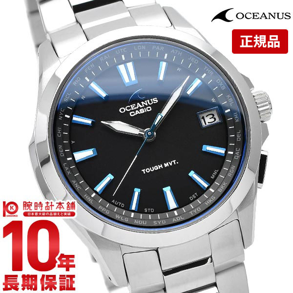 OCEANUS カシオ CASIO OCEANUS 電波時計 OCW-S100-1AJF メンズ ソーラー ウォッチ 腕時計 #92731