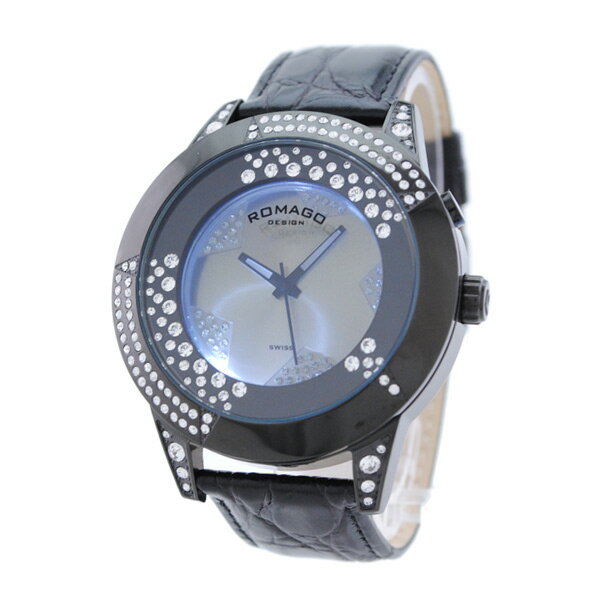 ロマゴ デザイン ROMAGO DESIGN RM011-1476BK-WH ユニセックス ウォッチ 腕時計 #94906