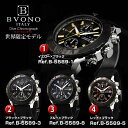  ボーノ 腕時計 時計 B-5589-1 BVONO 限定モデル アナログ クオーツ クロノグラフ メンズ 10気圧防水 カジュアル 限定モデル ボーノ メンズ 腕時計 時計 B-5589-1 BVONO クロノグラフ 限定セール  