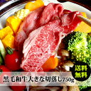 【お中元・夏ギフト】【送料無料】黒毛和牛大きな切り落とし750g 【FS_708-7】【楽ギフ_包装】【楽ギフ_のし宛名】【楽ギフ_メッセ入力】cp