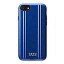 即納【iPhoneSE(第2世代)/8/7 ケース】ZERO HALLIBURTON Hybrid Shockproof Case for iPhoneSE(第2世代) (Blue)