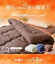 掛け布団 綿入り掛け布団 送料無料 セミダブル SD 暖かい...