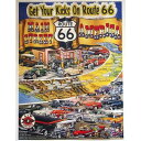 アメリカン雑貨★ROUTE66 グッズ ポスター-HS0374