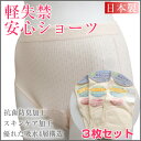 【メール便送料無料】軽失禁ショーツ 水玉模様 3枚セット 日...
