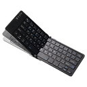 【ポイント20倍】ミヨシ マルチペアリング対応折りたたみBluetoothキーボード TOR-BT03