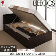 【エントリーでポイント最大30倍】収納ベッド レギュラー セミシングル【横開き】【Beegos】【ボン...