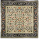 国産 い草ラグマット/絨毯 【261×261cm ナチュラル×ブラック】 抗カビ 消臭 ホットカーペット 床暖房対応 『イデア』【代引不可】