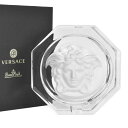 ヴェルサーチ VERSACE MEDUSA CRYSTAL 灰皿 ギフト ブランド箱入り 20665 110835 47516 ASCHER 16CM