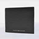 トミーヒルフィガー TOMMY HILFIGER 2つ折り財布 財布 ミニ財布 コンパクト財布 コンパクトウォレット TH DOWNTOWN CC FLAP AND COIN ブラック BLACK メンズ AM0AM08118