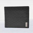 トミーヒルフィガー TOMMY HILFIGER 2つ折り財布 財布 ミニ財布 コンパクト財布 コンパクトウォレット BUSINESS MONO CC AND COIN ブラック MONOGRAM EMBOSS メンズ AM0AM08354