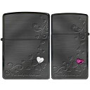 【ジッポ】CHP-BN【ジッポ ライター】【売れ筋】ZIPPO メタル 彫刻 四葉のクローバーwithハートスワロフスキー ブラックニッケル【刻印可】ジッポー/ジッポライター/ペア/ペアジッポ/防災グッズ【ギフト】【プレゼント】【プレゼント ギフト】
