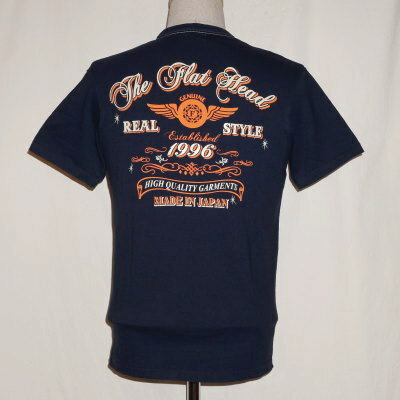 THC-176-ネイビー-REAL STYLE-THC176-FLATHEAD-<strong>フラットヘッド</strong><strong>Tシャツ</strong>-THC系【送料無料】【smtb-tk】【楽ギフ_包装】