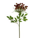 フェイクフラワー レッド レースフラワー 造花