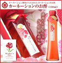 飲むカーネーションのお酢（300ml ラージボトル）スペシャルギフトケース入り＜特製母の日ギフトケース＆リーフレット付き＞カーネーション酵母から生まれた飲むお酢天然果汁を加えて飲みやすく仕上げました！母の日特製ギフトケースに入れてお届け！