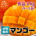 朝獲りもぎたて!沖縄県宮古島産!秀品マンゴー2kg(4〜5玉)マンゴーの収穫量日本一