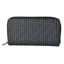 アルマーニエクスチェンジ 財布 ARMANI EXCHANGE ロゴプリント柄 ラウンドファスナー長財布 958055-CC230-00020