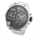 DIESEL ディーゼル メンズ腕時計 アナデジ ビッグフェイス クロノグラフ ブラック ステンレスベルト DZ7221DIESEL ディーゼル メンズ腕時計 ビッグフェイス ブラック DZ7221