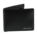 ディーゼル 財布 DIESEL 小銭入れ付 二つ折り財布 コンパクト財布 X03927 PR271 T8013 JEM-J HIRESH XS ブラック