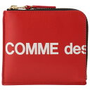 コムデギャルソン コインケース COMME DES GARCONS L字ファスナー HUGE LOGO SA3100HL-RED