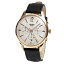 HENRY LONDON ヘンリーロンドン 時計 メンズ レディース 39mm 本革ベルト クロノグラフ カレンダー リッチモンド ローズゴールド/ブラック HL39-CS-0036