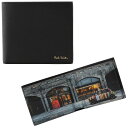 ポールスミス 財布 PAUL SMITH 小銭入れ付 二つ折り財布 ミニクーパーマルチ 4833-EMCOAL-79