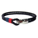 トミーヒルフィガー ブレスレット レザー メンズ TOMMY HILFIGER 2700670 ブラック