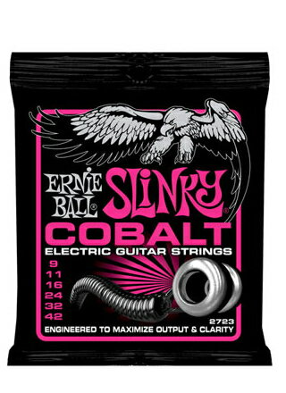 【4月中旬発売予定！】【ERNIE BALL（アーニーボール）　エレキギター弦】 Cobalt Super Slinky #2723