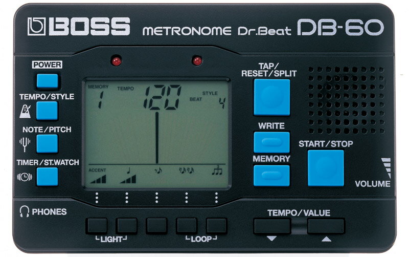 【ドクタービート】【BOSS（ボス）】DB-60（メトロノーム）【多機能でハンディサイズ】