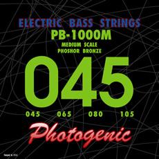 【メール便発送、代引き不可】【Photogenic（フォトジェニック） ベース弦】PB-1000M　ミディアムスケール　レギュラーゲージ