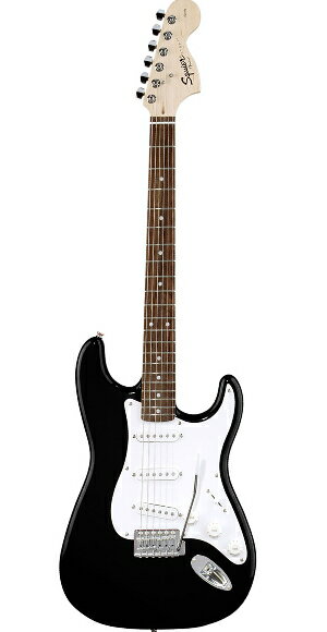 【Squier by Fender】【Squierバッグ付き！！】エレキギターAffinity Strat BK