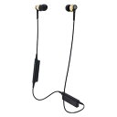 オーディオテクニカ Bluetooth ワイヤレスヘッドホン AAC対応 ゴールド ATH-CKR35BTGD