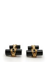 【中古】美品 TIFFANY & Co. ティファニー カフス K18YG オニキス イエローゴールド ブラック 金 黒 メンズ ファッション 小物 【本物保証】【中古】