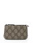 超美品 GUCCI グッチ GGスプリーム コインケース 財布 233183 PVC ベージュ 茶 キーリング付き【本物保証】【中古】