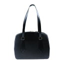 美品 LOUIS VUITTON ルイヴィトン M52432 トートバッグ ヴォルテール エピ ショルダーバッグ エピレザー クリールブラック ブラック レディース【本物保証】【中古】