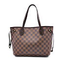 LOUIS VUITTON ルイヴィトン ネヴァーフル PM トートバッグ N51109 ダミエ PVC レザー【本物保証】【中古】