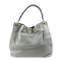 美品 PRADA プラダ ショルダーバッグ BR4829 レザー グレージュ ワンショルダー【本物保証】【中古】