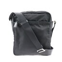 美品 PRADA プラダ ショルダーバッグ ナイロン ブラック【本物保証】【中古】