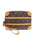 超美品 LOUIS VUITTON ルイ ヴィトン ソフトトランク・ポッシュ モノグラム クラッチバッグ M44779 モノグラムキャンバス ブラウン【本物保証】【中古】