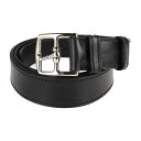 美品 HERMES エルメス エトリヴィエール ベルト レザー ブラック □F刻印【本物保証】【中古】