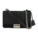 超美品 PRADA プラダ ショルダーバッグ 1BD009 レザー ナイロン ブラック チェーンショルダーバッグ メッセンジャーバッグ【本物保証】【中古】