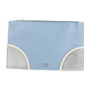 美品 PRADA プラダ クラッチバッグ BP868L サフィアーノレザー ライトブルー セカンドバッグ【本物保証】【中古】