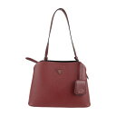 超美品 PRADA プラダ マチネ ミディアム ショルダーバッグ 1BA251 サフィアーノレザー CERISE ボルドー系 NERO ブラック セミショルダー ワンショルダーバッグ ハンドバッグ トートバッグ【本物保証】【中古】