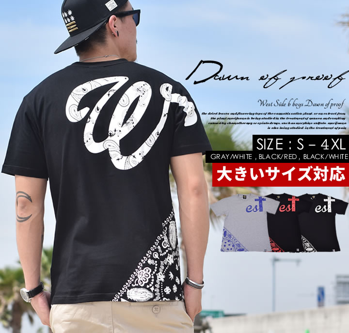 tシャツ メンズ 半袖 大きいサイズ xxl スカル ドクロ B系 ファッション ストリー…...:3rd-hiphop:10026899